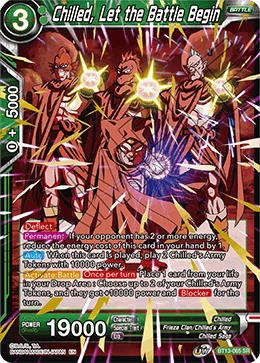 Chilled, Let the Battle Begin BT13-065 card