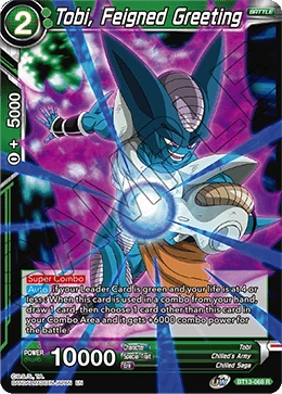 Tobi, Feigned Greeting BT13-068 card