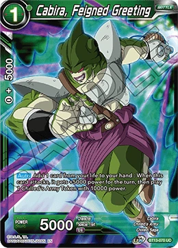 Cabira, Feigned Greeting BT13-070 card