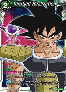 Terrified Realization BT13-087 card