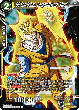 SS Son Gohan, Desperate Last Stand BT13-097 card