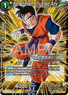 Son Gohan, Trusted Ally BT13-098 Dragon Ball Masters card, Promo