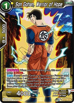 Son Gohan, Warrior of Hope BT13-099 card