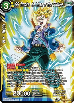 SS Trunks, to Change the Future BT13-102 card
