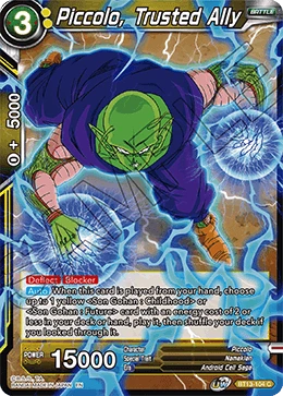 Piccolo, Trusted Ally BT13-104 Dragon Ball Masters card