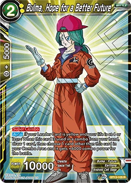 Bulma, Hope for a Better Future BT13-105 Dragon Ball Masters card