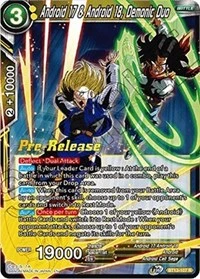 Android 17 & Android 18, Demonic Duo BT13-107 Dragon Ball Masters card, Promo
