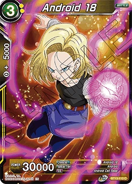 Android 18 BT13-110 card