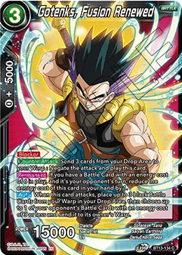 Gotenks, Fusion Renewed BT13-134 card