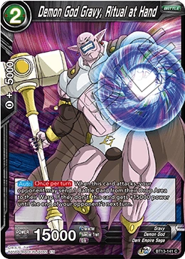Demon God Gravy, Ritual at Hand BT13-141 card