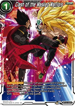 Clash of the Masked Warriors BT13-150 card