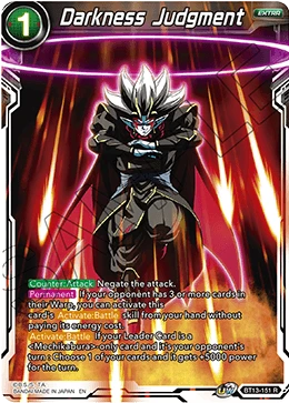Darkness Judgment BT13-151 card