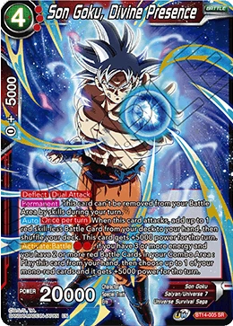Son Goku, Divine Presence BT14-005 Dragon Ball Masters card