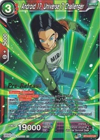 Android 17, Universe 7 Challenger BT14-012_PR card