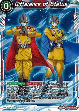 Difference of Status BT14-029_PR02 card