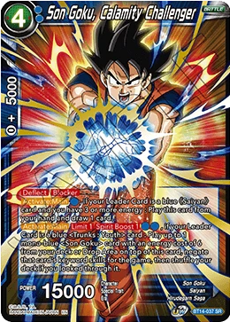 Son Goku, Calamity Challenger BT14-037 card