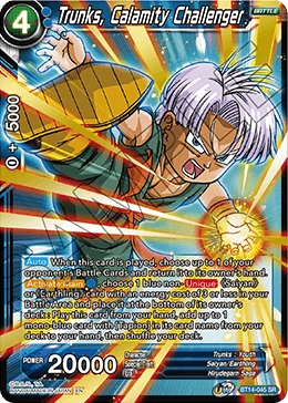 Trunks, Calamity Challenger BT14-045 card