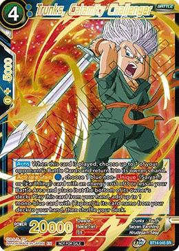 Trunks, Calamity Challenger BT14-045_PR card