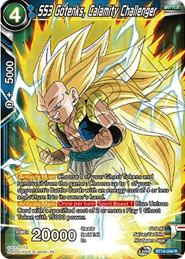 SS3 Gotenks, Calamity Challenger BT14-046 Dragon Ball Masters card