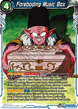 Foreboding Music Box BT14-057 card