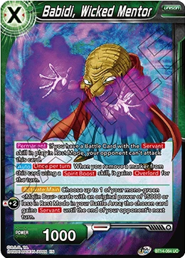 Babidi, Wicked Mentor BT14-064 card