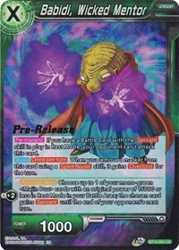 Babidi, Wicked Mentor BT14-064 Dragon Ball Masters card, Promo