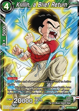 Krillin, a Brief Return BT14-066 card