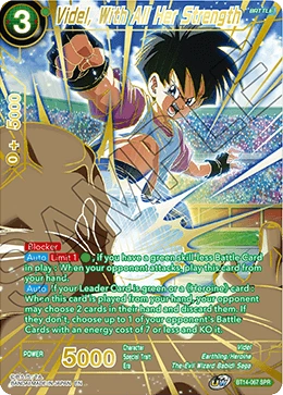 Videl, With All Her Strength BT14-067 Dragon Ball Masters card
