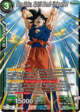 Son Goku, Spirit Bomb Unleashed BT14-071 card