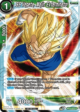SS Vegeta, Majin Exterminator BT14-073_PR card