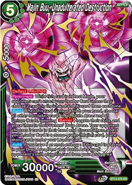 Majin Buu, Unadulterated Destruction BT14-076 card
