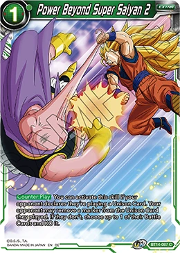 Power Beyond Super Saiyan 2 BT14-087_PR card
