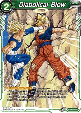 Diabolical Blow BT14-088 card