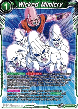 Wicked Mimicry BT14-090 Dragon Ball Masters card
