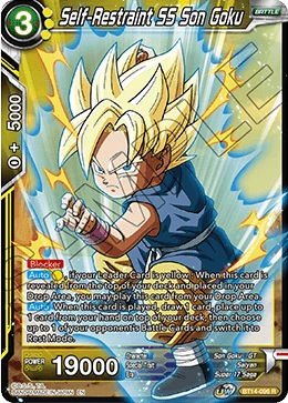 Self-Restraint SS Son Goku BT14-096 card