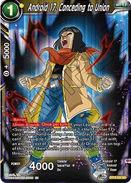 Android 17, Conceding to Union BT14-107 card