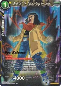 Android 17, Conceding to Union BT14-107_PR card