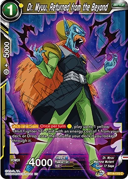 Dr. Myuu, Returned from the Beyond BT14-115 card