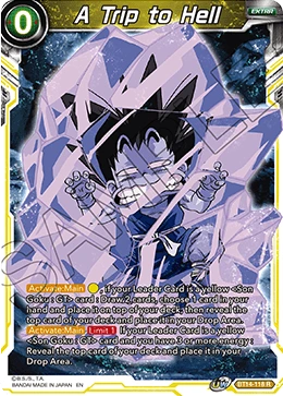 A Trip to Hell BT14-118 Dragon Ball Masters card