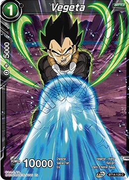 Vegeta BT14-128 card