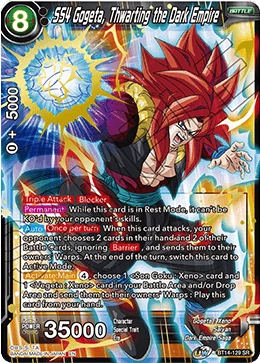 SS4 Gogeta, Thwarting the Dark Empire BT14-129 card