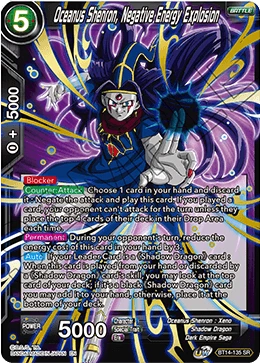 Oceanus Shenron, Negative Energy Explosion BT14-135 Dragon Ball Masters card, Release Event