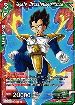 Vegeta, Devastating Alliance BT14-144 card
