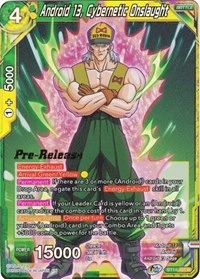 Android 13, Cybernetic Onslaught BT14-151 Dragon Ball Masters card, Promo