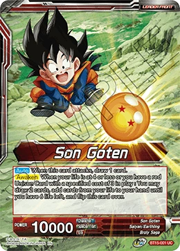 Son Goten BT15-001 card