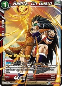 Raditz, On Guard BT15-005_PR card