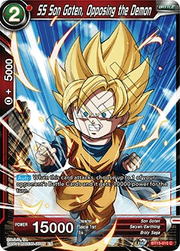 SS Son Goten, Opposing the Demon BT15-010 card
