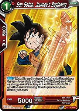 Son Goten, Journey's Beginning BT15-011_PR