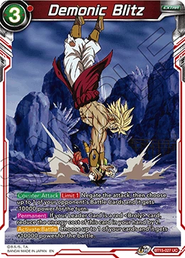 Demonic Blitz BT15-027 card