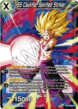 SS Caulifla, Spirited Striker BT15-034 card
